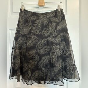 J. Crew midi silk skirt